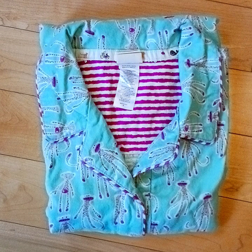 Long sleep flannel nightshirt